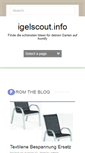 Mobile Screenshot of igelscout.info